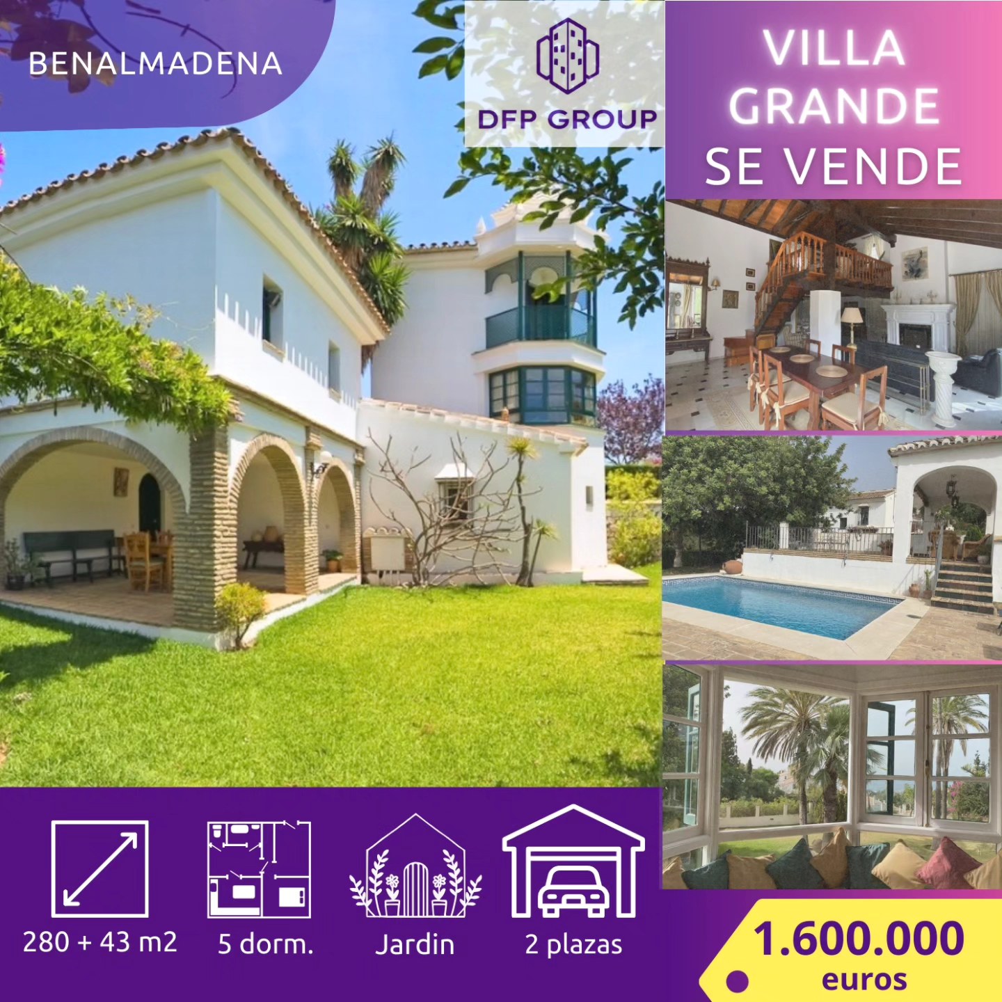 Una villa singular en la Costa del Sol - 1.600.000€